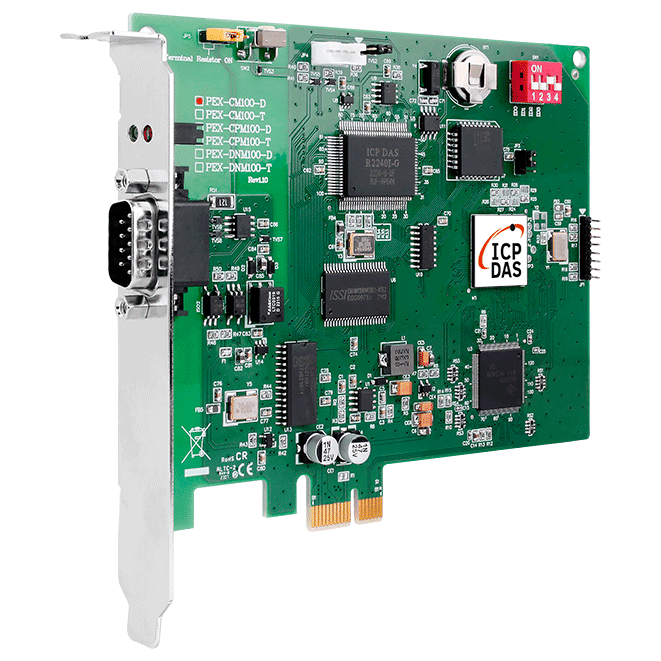 PEX-CM100-D PCI Express Programmable CAN Board, 1-Port, 9-Pin D-sub