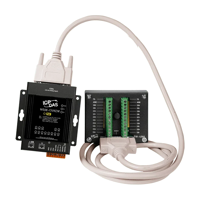 WISE-7519ZM/S2 Intelligent MQTT I/O Module with 2-port Ethernet Switch, 10-ch AI, 3-ch DO and PoE
