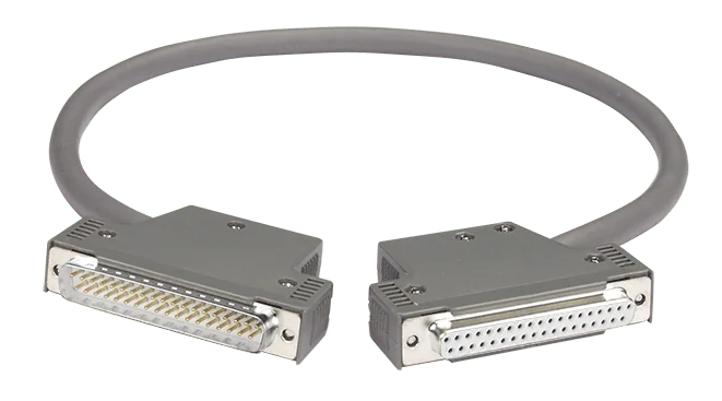 CA-3705A DB37 Male to Female Cable, 90º, 50cm