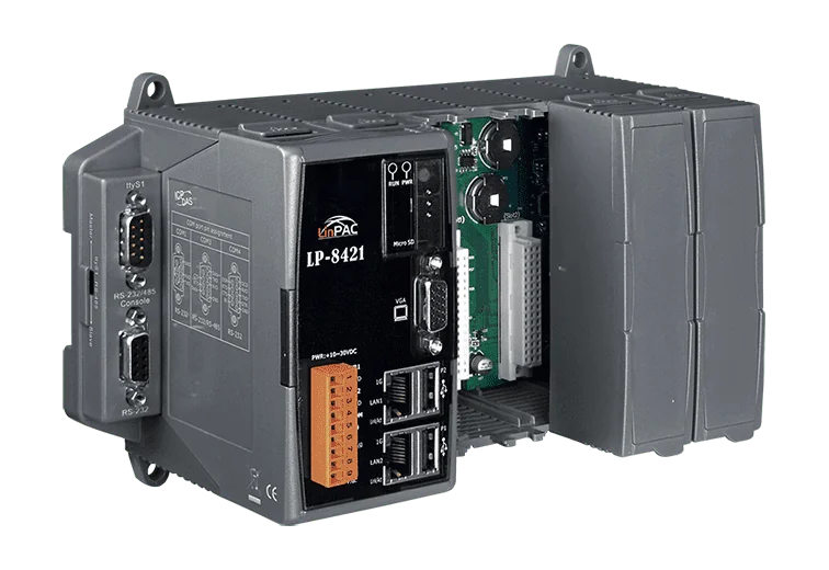 LP-8421 4-Slot Linux-Based PAC with Cortex-A8 1 GHz CPU