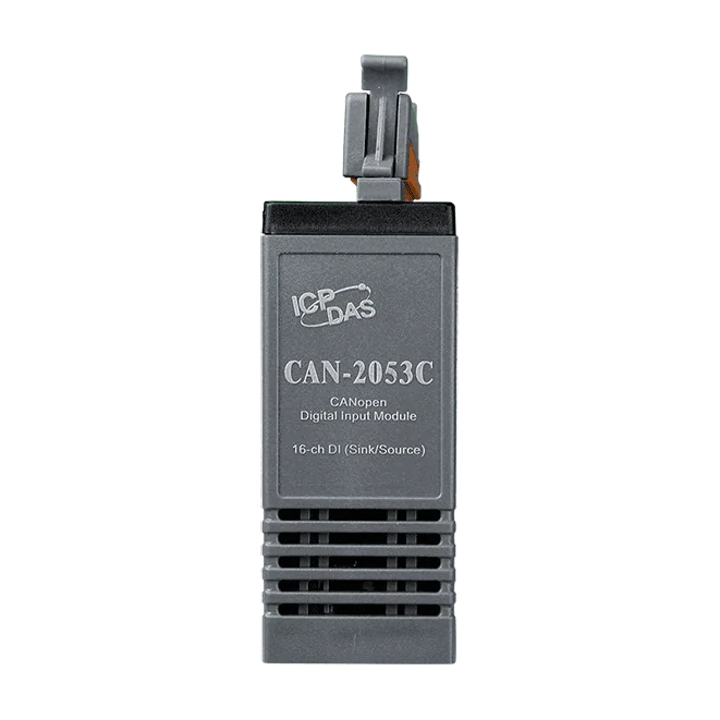 CAN-2053C CANopen Slave I/O Module, 16-ch Isolated Wet Digital Input