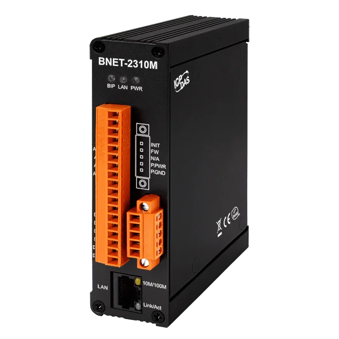 BNET-2310M BACnet/IP I/O Module, 4-ch AI, 2-ch AO, 4-ch DI, 4-ch DO
