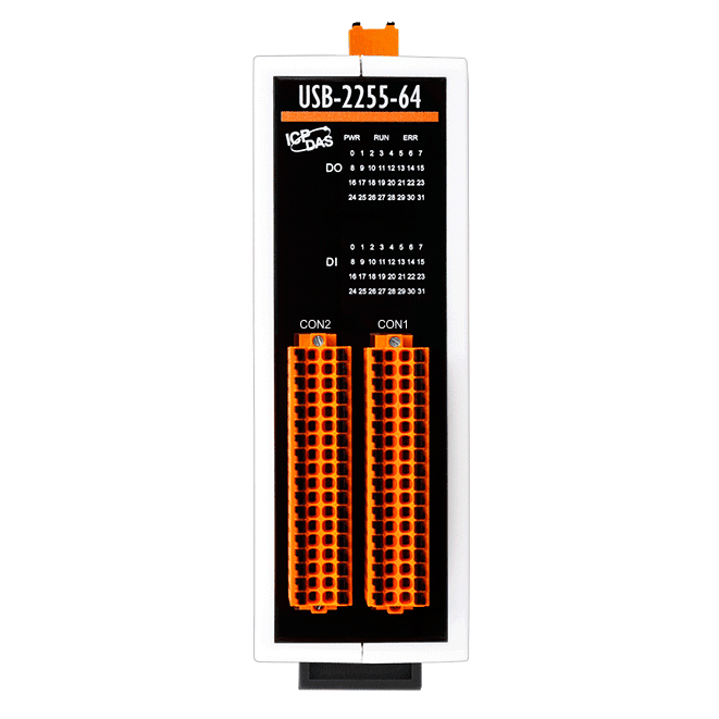 USB-2255-64 USB I/O Module, Isolated 32-ch DI and 32-ch DO