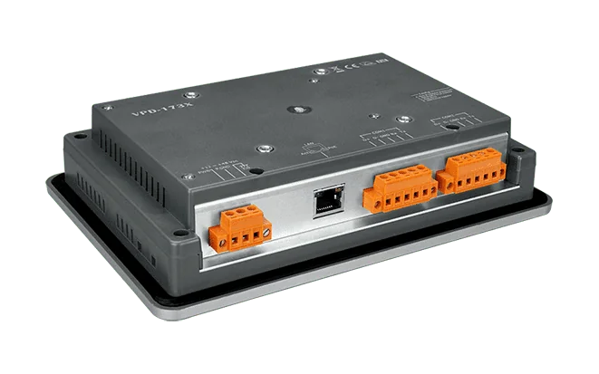 VPD-173X 7-inch Touch HMI Device, 2 x RS-232/RS-485, Ethernet PoE