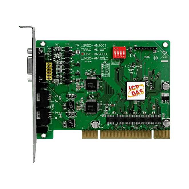 PISO-MN200EC Dual-line Motionnet PCI Master Card with Parallel I/O