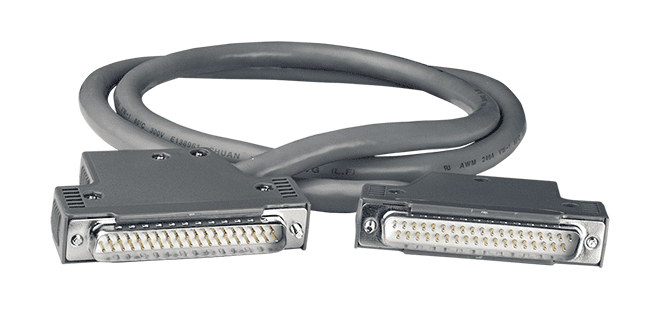 CA-3710 DB37 Male to Male Cable, 90º, 1M