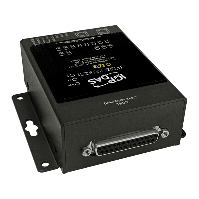 WISE-7519ZM/S Intelligent MQTT I/O Module with 2-port Ethernet Switch, 10-ch AI, 3-ch DO and PoE