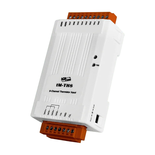 tM-TH8 Isolated Thermistor Input Module, 8-Channel, RS-485