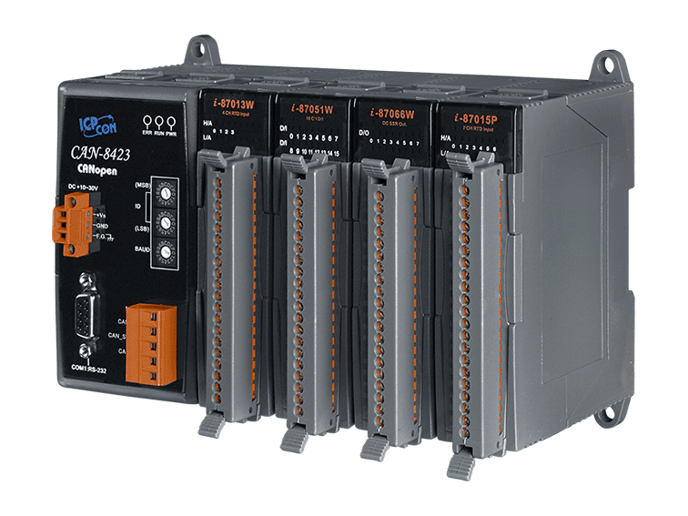 CAN-8423-G CANopen Slave Remote I/O Unit with 4 I/O Slots