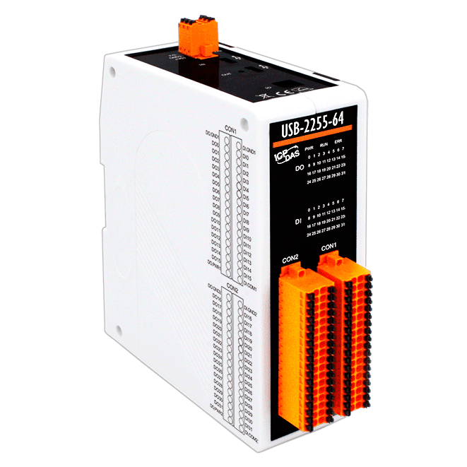 USB-2255-64 USB I/O Module, Isolated 32-ch DI and 32-ch DO
