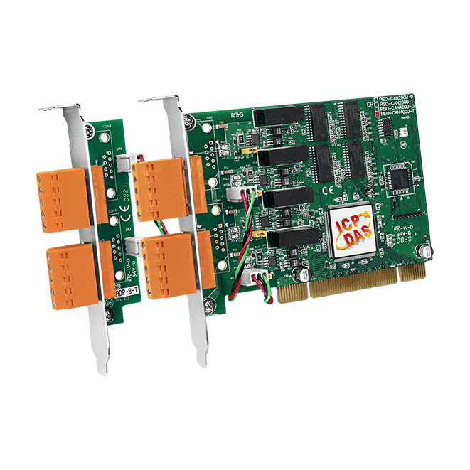 PISO-CAN400U-T 4-Port Isolated CAN 2.0 Universal PCI Card