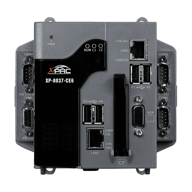 XP-8037-CE6 ISaGRAF PAC, x86 1 GHz Dual-Core with Windows CE 6.0