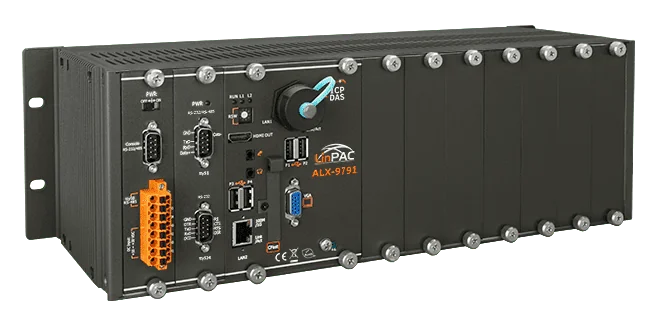 ALX-9791 Linux PAC, 7-Slot Metal Controller with Intel E3950 CPU