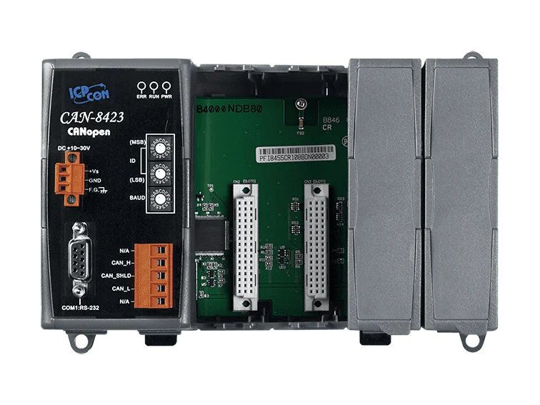 CAN-8423-G CANopen Slave Remote I/O Unit with 4 I/O Slots