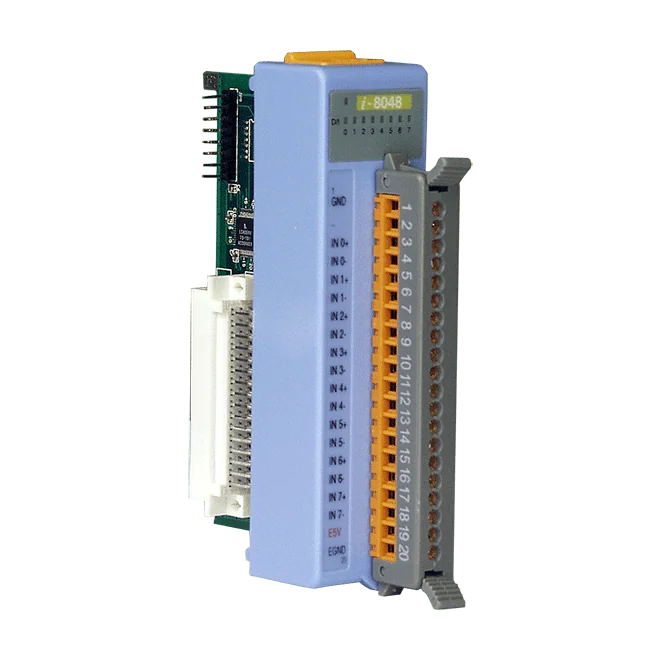 I-8048 8-ch Non-isolated Digital Input Module with Interrupt, Blue Cover