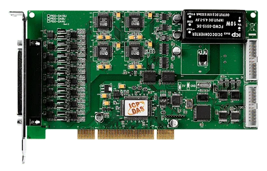 PISO-DA16U/S Universal PCI Isolated Analog Output Board, 16-ch 14-bit