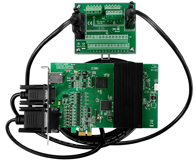 ECAT-M808-32AX PCI Express EtherCAT MainDevice Board, 32-Axis