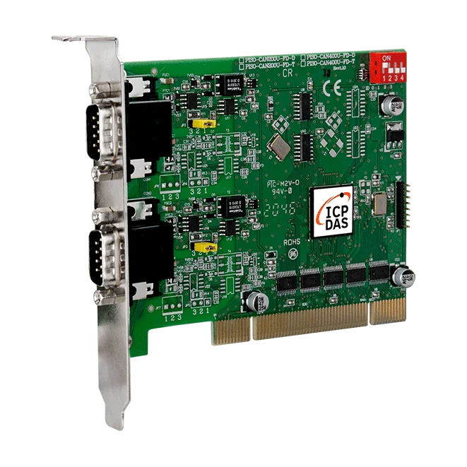 PISO-CAN200U-FD-D 2-Port Isolated CAN FD Universal PCI Card