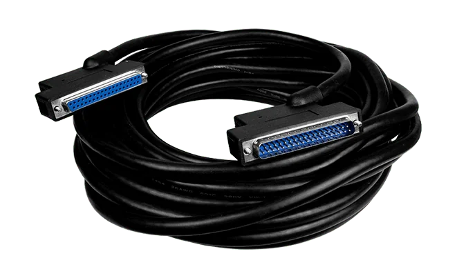 CA-37100AM DB37 Male to Female, with Molded Cable, 45º, 10M