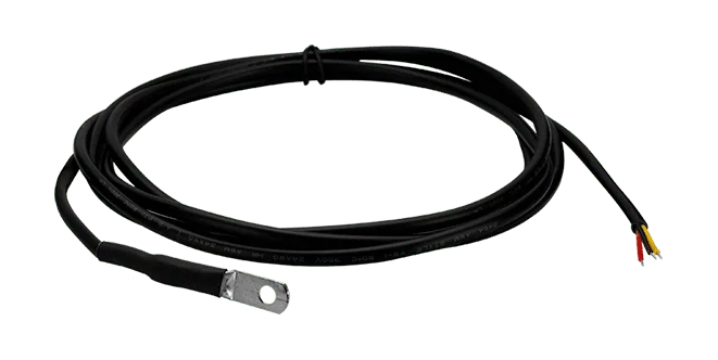 CA-TP1-M200-L020 DS18B20 Temperature Probe, 3-wire, 2 m, Copper Nickel Plated