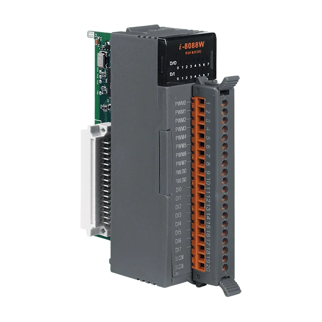 I-8088W-G 8-ch Isolated DI and PWM Output Module, 10 Hz ~ 500 kHz