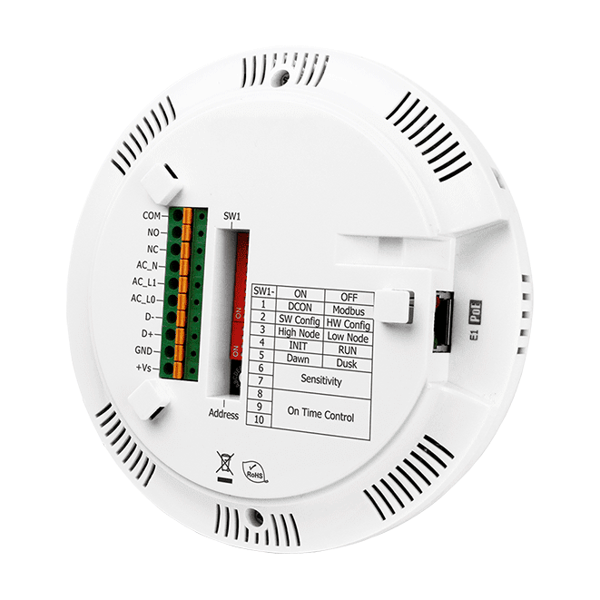 PIR-230-E PIR Motion, Temperature and Humidity Sensor, RS-485 and Ethernet PoE