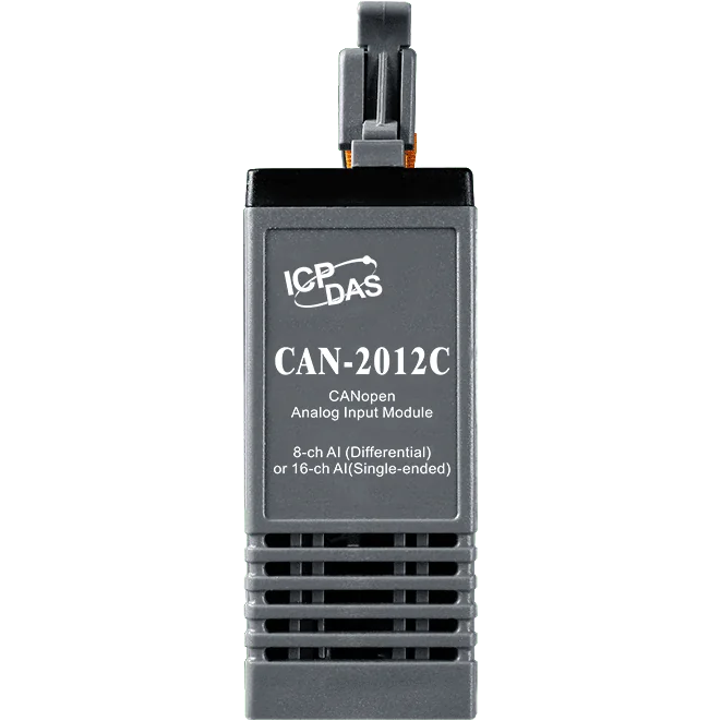 CAN-2012C CANopen Slave Module, 16-bit 16-ch Analog Input