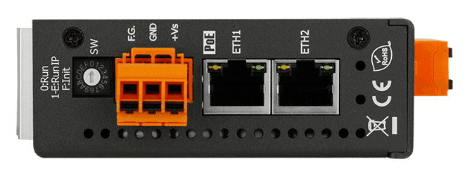 PET-2217H PoE I/O Module with 2-port Switch, 8-ch High Speed AI