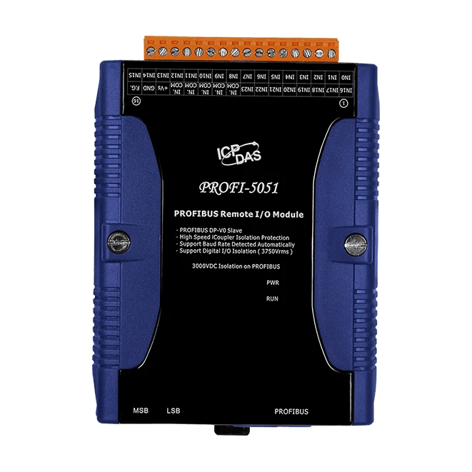 PROFI-5051 PROFIBUS DP Remote I/O Module, 24-ch Isolated Digital Input