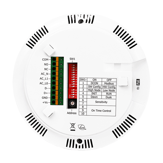 PIR-230-E PIR Motion, Temperature and Humidity Sensor, RS-485 and Ethernet PoE