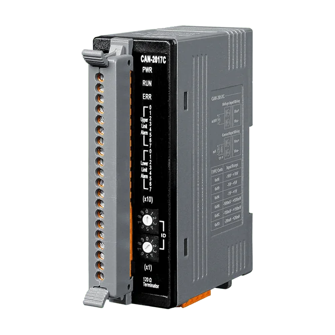 CAN-2017C CANopen Slave Analog Input Module, 8-ch AI
