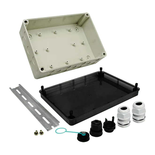 I-25091-ENC IP66 Industrial Enclosure with Built-in DIN-Rail