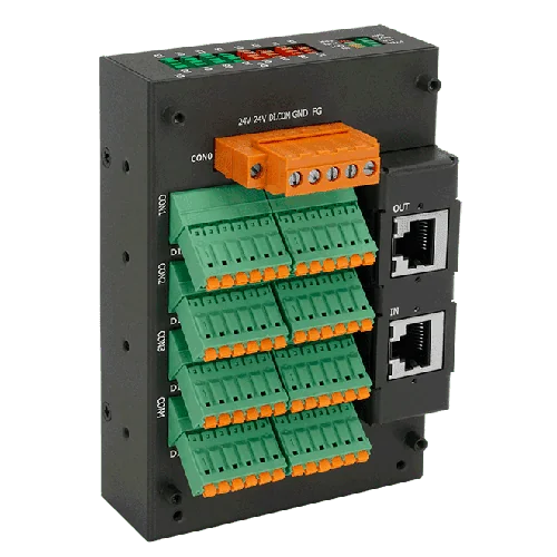 EC2-P16C16 EtherCAT Slave I/O Module, 16 DI and 16 DO Channels