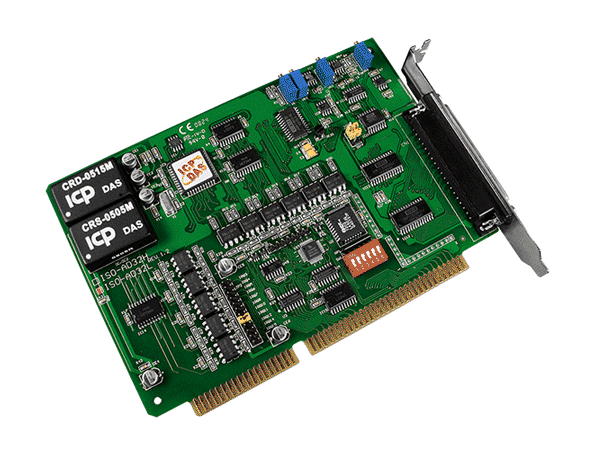 ISO-AD32L ISA Bus Isolated Analogue Input Board, 32-ch, 12-bit, 200 kS/s