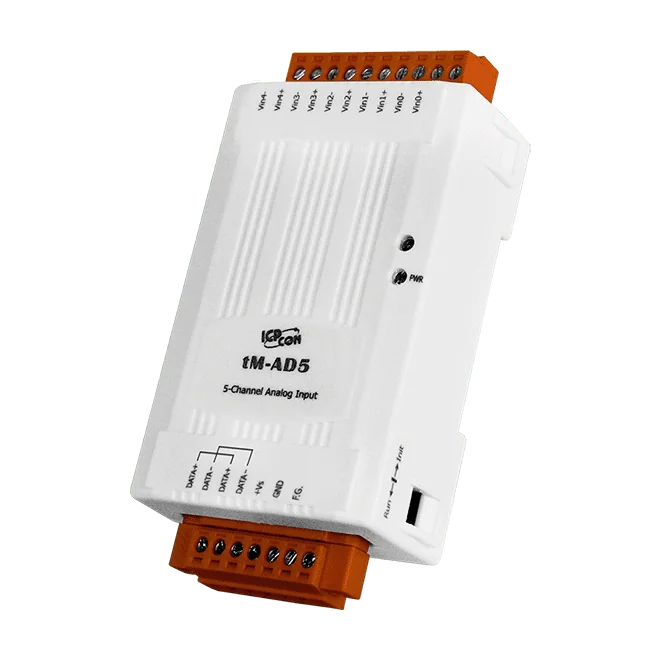 tM-AD5 Isolated Analog Input Module, 5-ch Differential Voltage Input