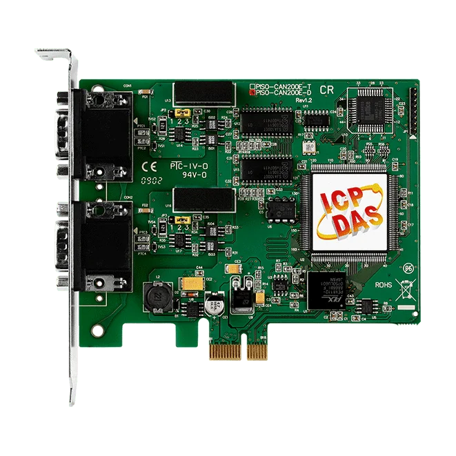 PEX-CAN200i-D PCI Express CAN Card, 2-Port Isolated CAN 2.0 Interface