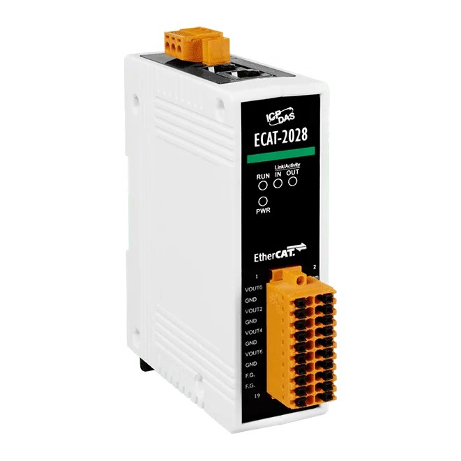 ECAT-2028 EtherCAT I/O Module, 8-ch Isolated Analog Output
