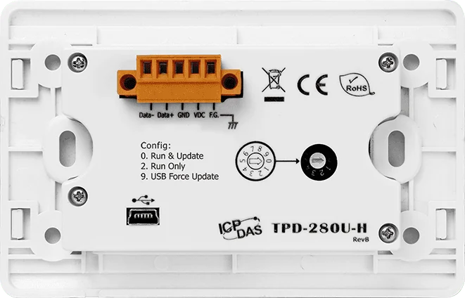 TPD-280U-H 2.8-inch Touch HMI Device with RS-485 and RTC