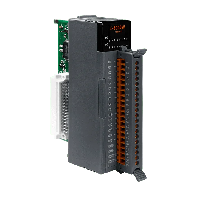 I-8050W-G 16-ch Universal Digital I/O Module, Programmable DI/DO