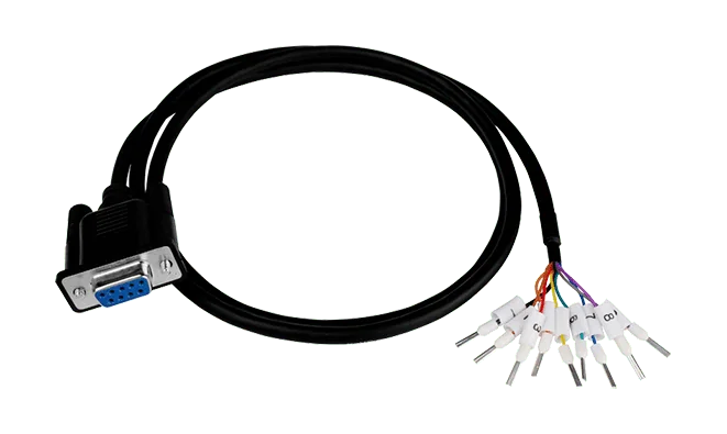 CA-090910-A DB9 Female to 9-wire Cable [Pin1-Pin9], 1M