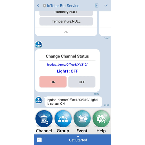 IoTstar Bot Service-RC050-L IoTstar Bot Service Package (Used with IoTstar-RC050; Support Bot Service & LINE App)
