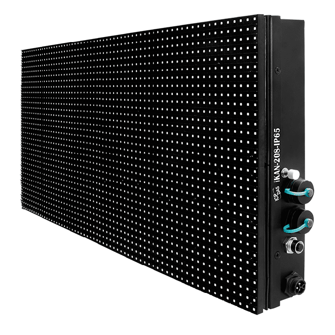 iKAN-208-IP65 Double-Row LED Message Display, 8/4 Characters per Row