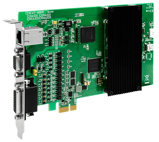 ECAT-M808-8AX EtherCAT MainDevice Board, PCI Express, 8-Axis Motion Control