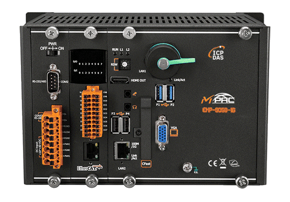 EMP-9058-16 Win-GRAF EtherCAT Motion Controller, 16-Axis, i5-8365UE CPU