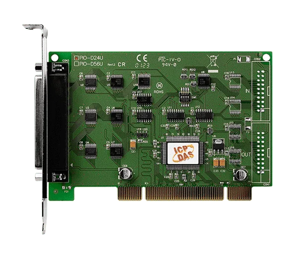 PIO-D24U Universal PCI 24-ch Digital I/O Board, 24 Buffered TTL Lines