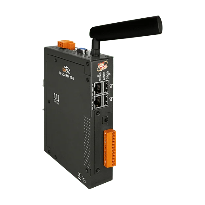 LP-2241MX-4GE Linux PAC with Cortex-A8 CPU, 4G Modem and Dual Ethernet